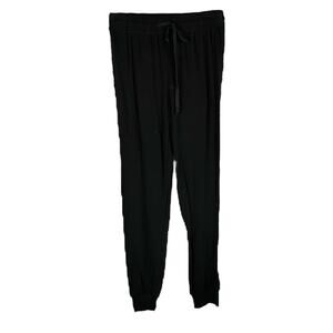 Olivaceous Black Cuffed Ankle Pants Small
